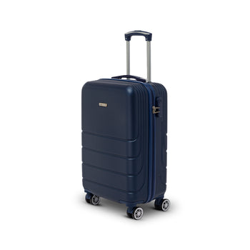 Trolley bagaglio a mano blu navy in ABS Govago, Valigie, SKU o912000424, Immagine 0